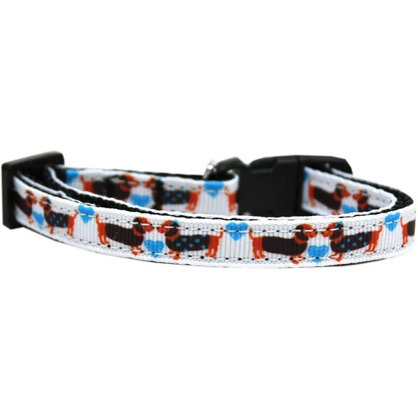 Pet Pal Doxie Love Nylon Ribbon Dog Collar Extra Small PE825702